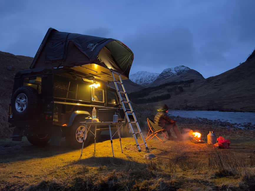 image n.7 of From Edinburgh: Highlands Land Rover Camping Adventure activity in Scottish Highlands, uploaded by supplier