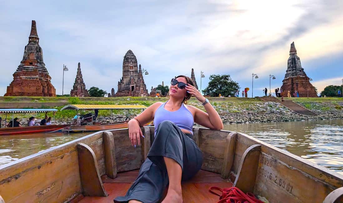 imagen n.º 3 de Ayutthaya: Tour en barco privado con visitas opcionales a templos actividad en Ayutthaya, subida por el proveedor