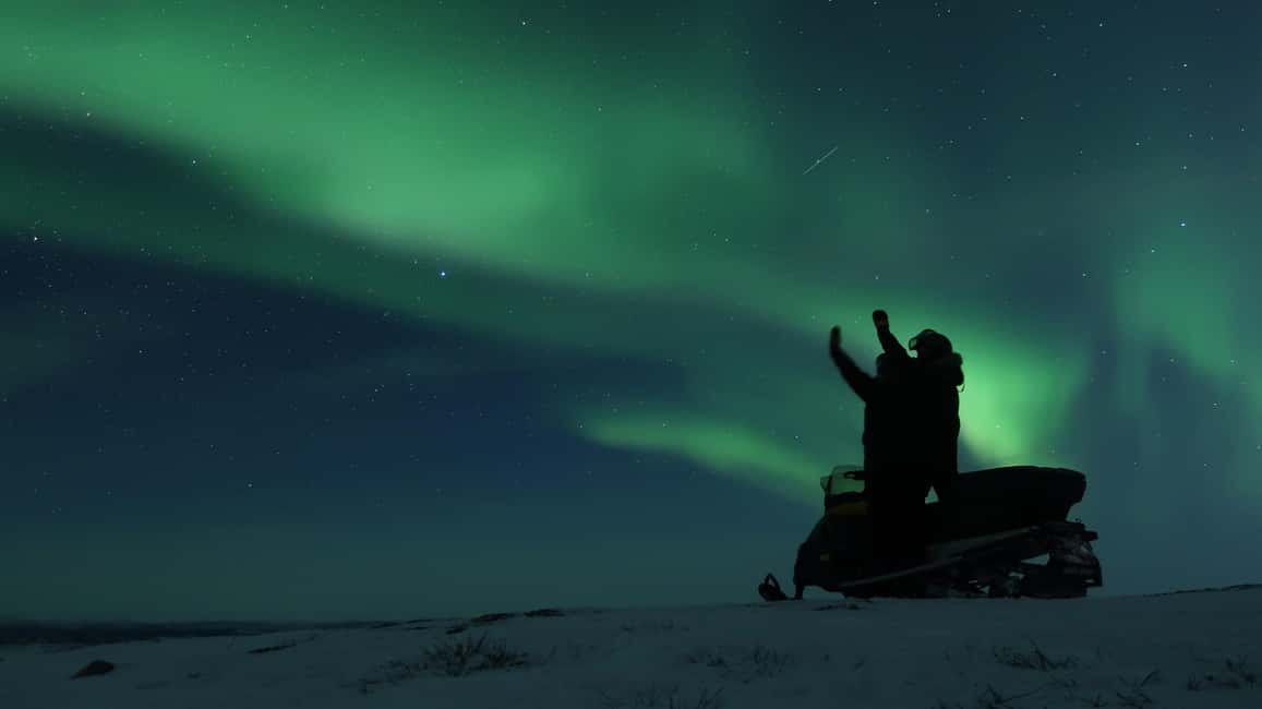 bild nr.3 av Njut av Aurora Show på toppen av berget inc tipi middag aktivitet i Norrbotten, uppladdad av arrangören