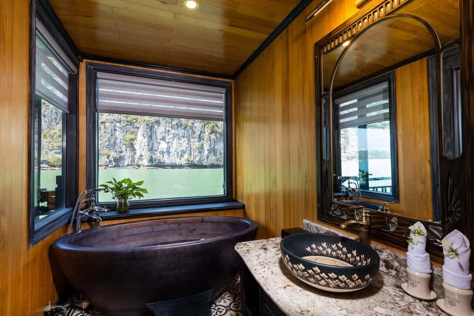 image n.6 of From Hanoi: 2-Day Cruise Trip with Private Balcony & Bathtub activity in Ha Long, uploaded by supplier