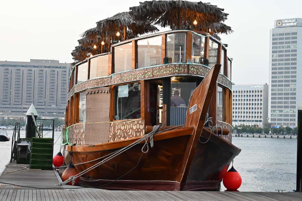image n.8 of Dubai: Dhow Cruise Dinner at Creek, Marina with Upper deck activity in Dubai, uploaded by supplier