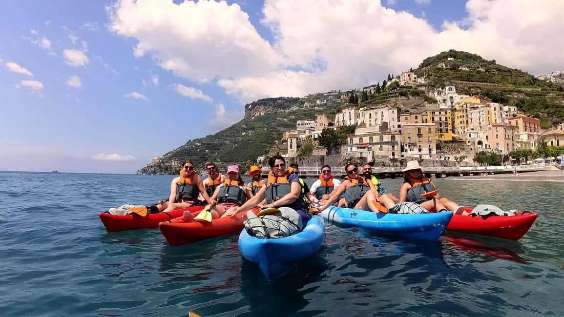 image n.2 of Amalfi: Kayak-Snorkel to Pandora Cave, Hidden Beach & Drinks activity in Ravello, uploaded by supplier