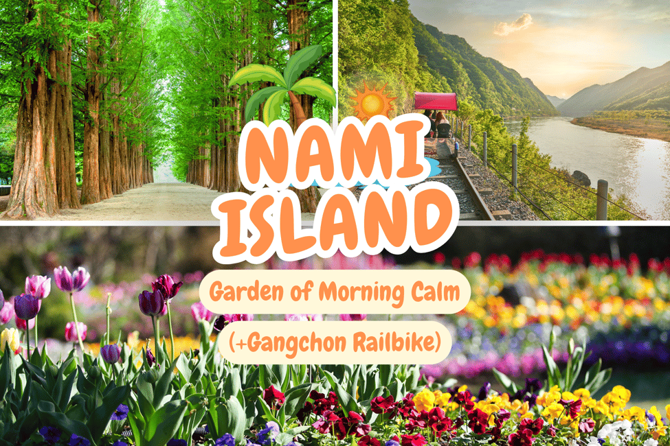 imagem n.1 de Seul: Ilha de Nami e Jardim da Manhã Calma (+Caminho de Ferro) atividade em Chuncheon, carregada pelo fornecedor