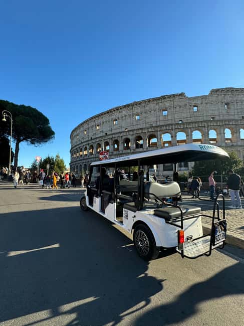 Image N°3 de Rome en 3 heures avec visite privée en voiturette de golf et dégustation de mets activité à Rome, publiée par le prestataire