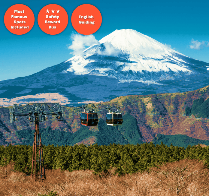image n.1 of Tokyo: Hakone Fuji Day Tour w/ Cruise, Cable Car, Volcano activity in Hakone, uploaded by supplier