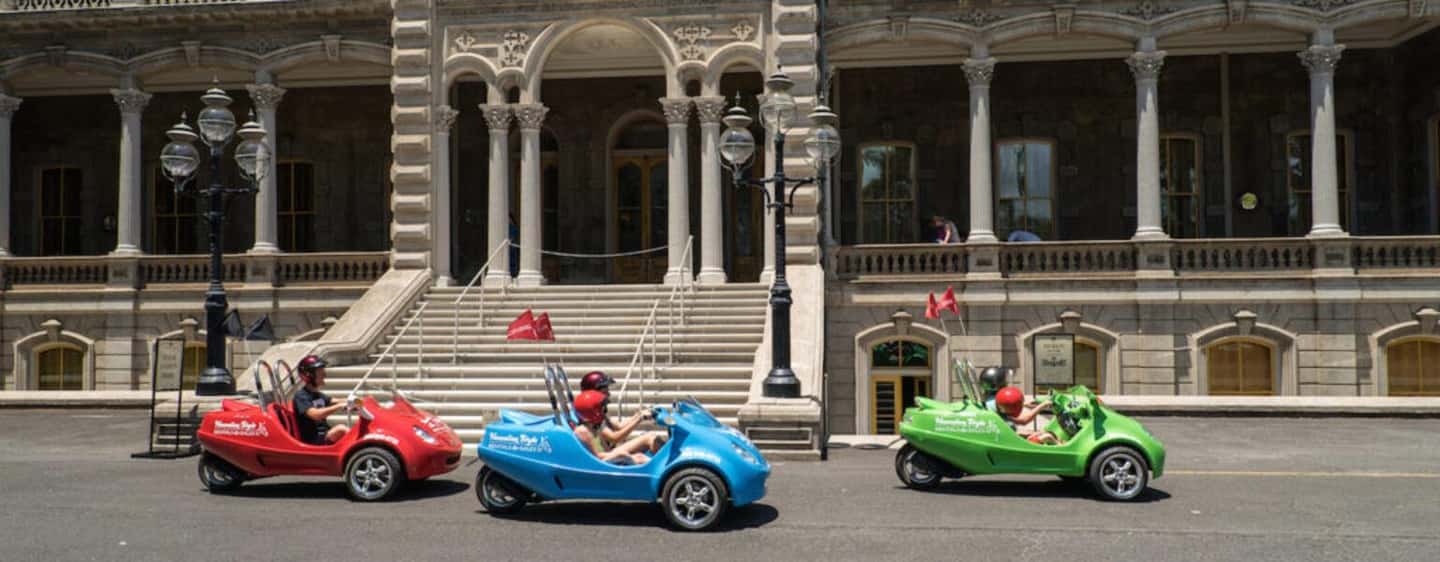 Immagine nº 1 di Lemon Rd: Noleggio scooter Waikiki Escursione di un giorno a Diamond Head attività a Honolulu, caricata dal fornitore