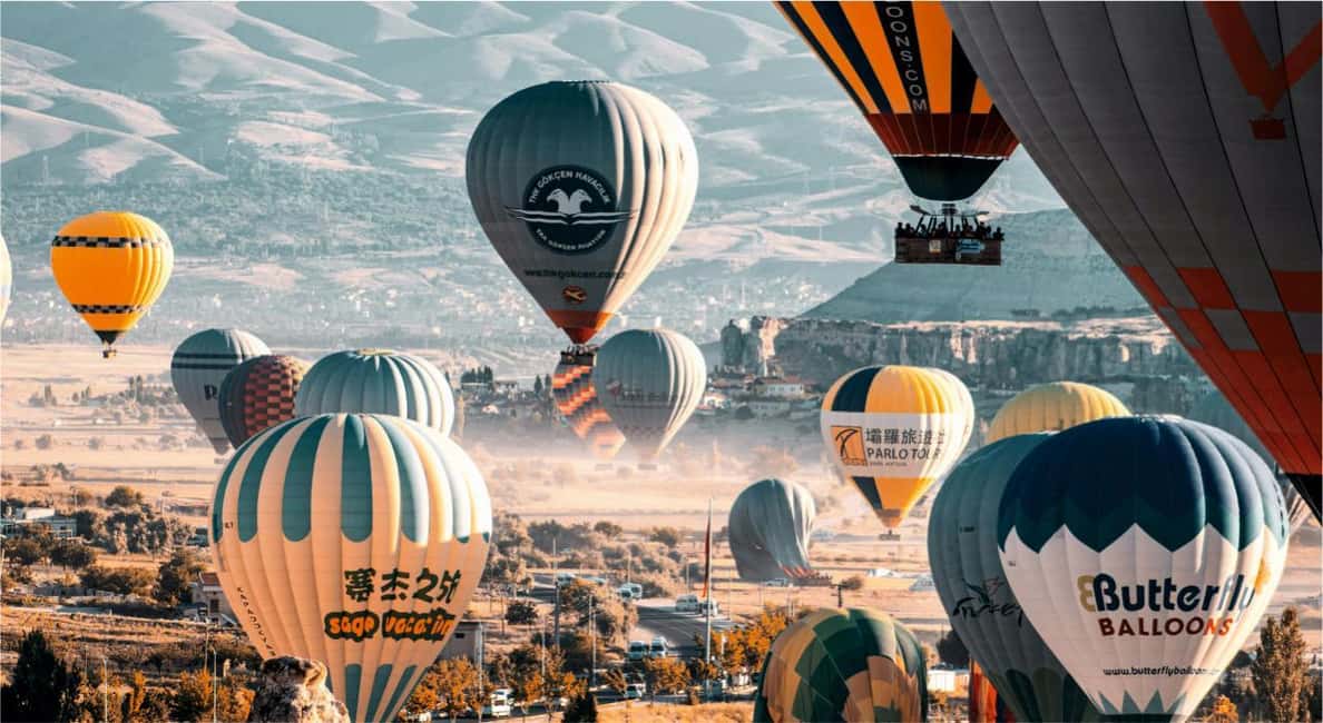 Image N°23 de Cappadoce : Vol en montgolfière à Goreme au-dessus des Fairychimneys activité à Göreme, publiée par le prestataire
