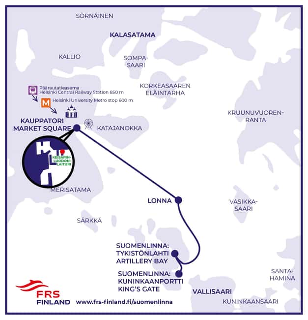 Image N°13 de Depuis Helsinki : Billet de ferry aller-retour pour Suomenlinna activité à Helsinki, publiée par le prestataire