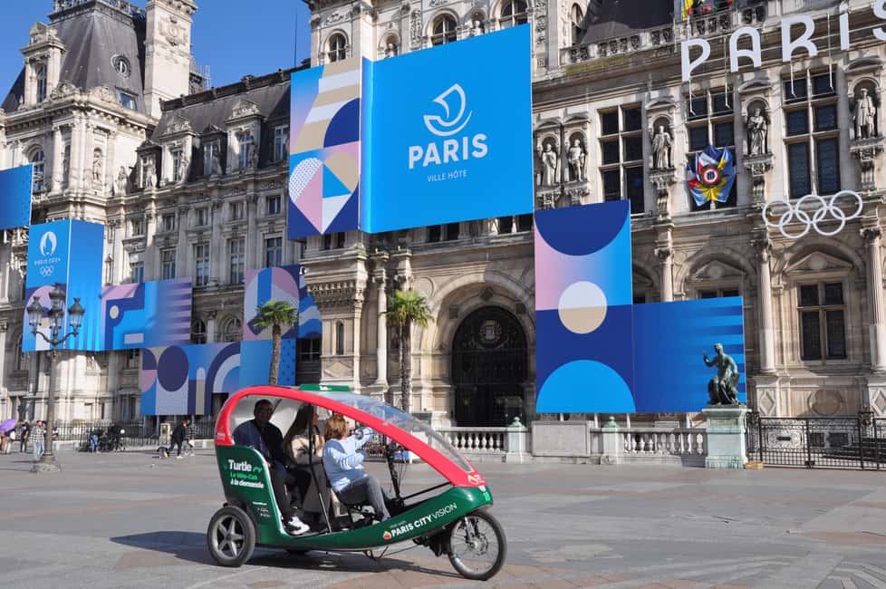 imagem n.3 de O melhor de Paris em tour particular de riquixá com guia de áudio atividade em Paris, carregada pelo fornecedor