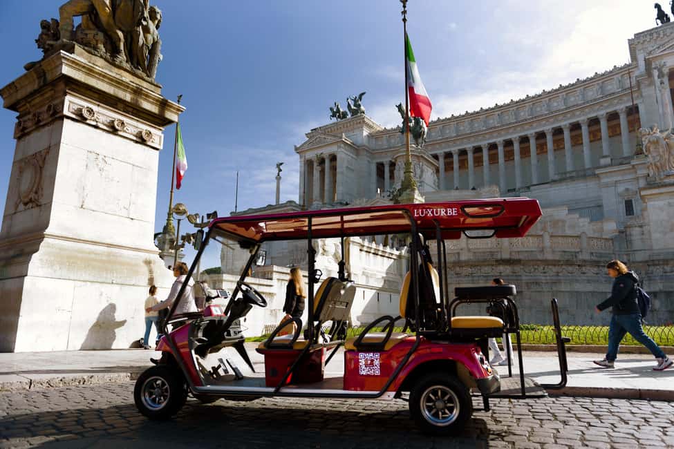 Image N°2 de Rome : visite en voiturette de golf des places et fontaines activité à Rome, publiée par le prestataire