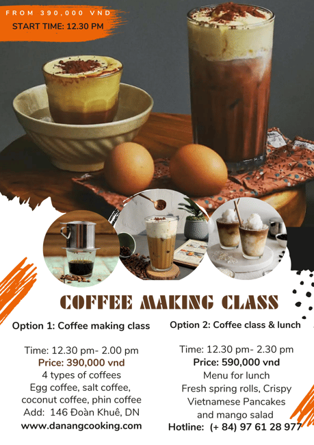image n.5 of Da Nang Coffee Making Workshop activity in Da Nang, uploaded by supplier