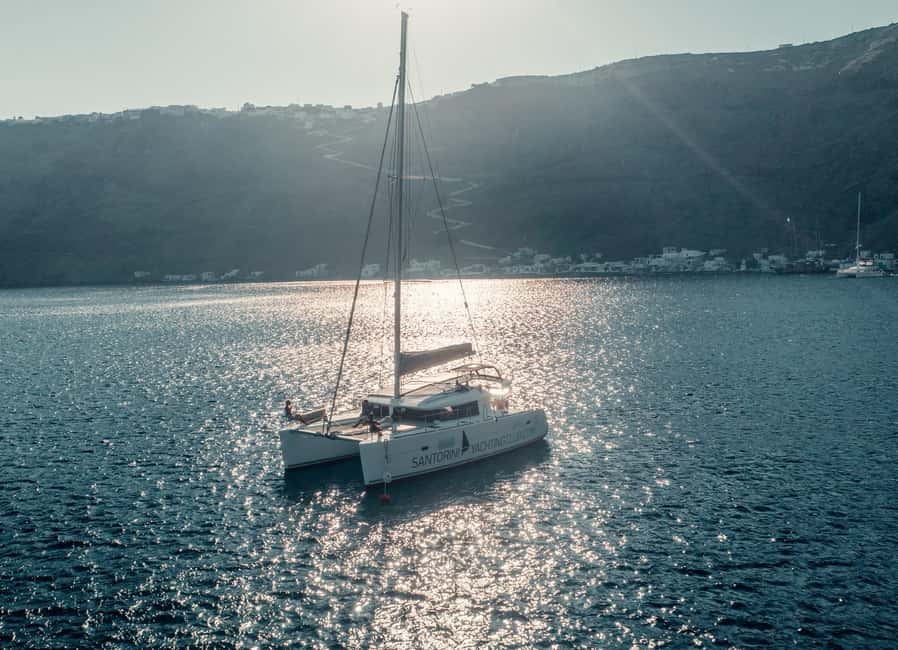 image n.21 of Santorini: Catamaran Caldera Cruise with Meal and Drinks activity in Cyclades, uploaded by supplier
