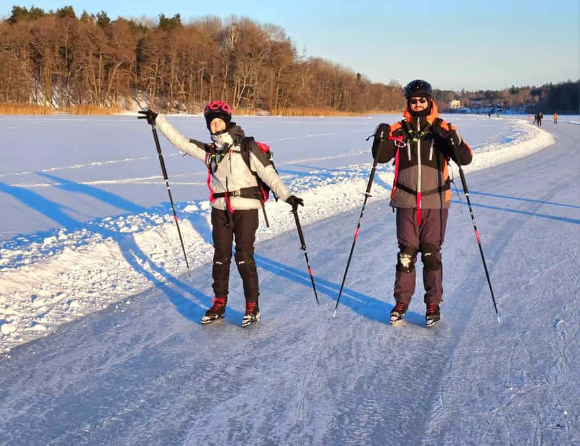 bild nr.15 av Stockholm: Nordisk skridskoåkning för nybörjare på en frusen sjö aktivitet i Stockholm, uppladdad av arrangören