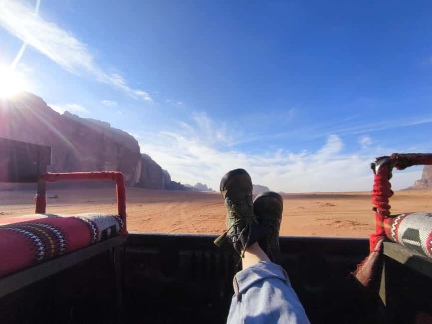 bild nr.3 av WADI RUM: Halvdagsutflykt i JEEP på morgonen eller i solnedgången aktivitet i Akaba, uppladdad av arrangören