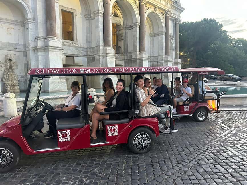 Image N°3 de Rome : visite en voiturette de golf des places et fontaines activité à Rome, publiée par le prestataire
