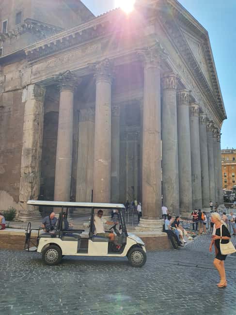 Image N°3 de Rome : visite des sites incontournables en voiturette de golf avec pizza et glace activité à Rome, publiée par le prestataire
