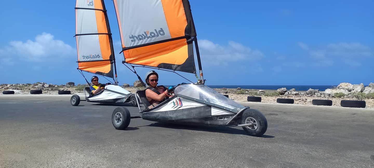 afbeelding n.7 van Blokart Landsailing aan de kust van Caribisch Bonaire activiteit in Kralendijk, geüpload door aanbieder
