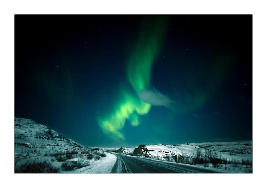 Bild Nr. 2 von Kiruna: Nordlicht-Tour mit Stejk Street Food Dinner Aktivität in Norrbotten, hochgeladen vom Anbieter