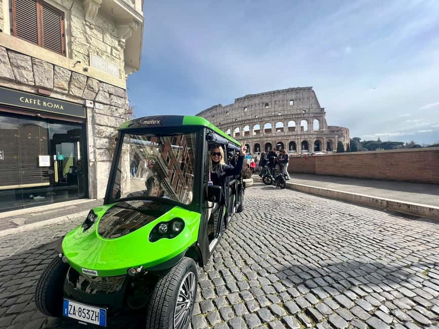 image n.1 of Rome: Golf Cart Tour with Artisanal Gelato Tasting activity in Rome, uploaded by supplier