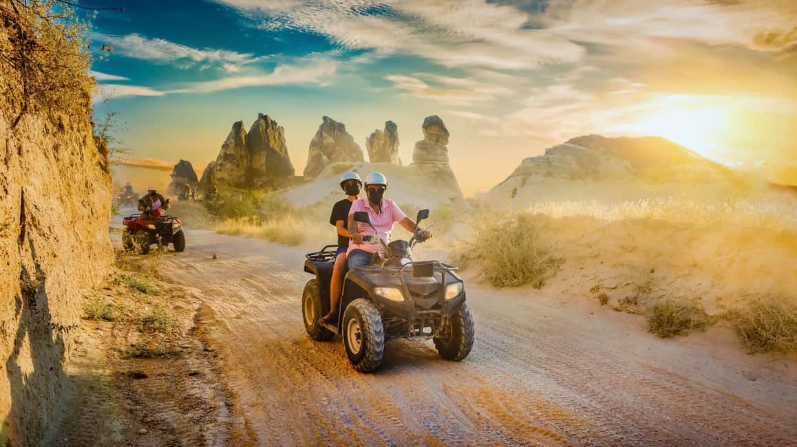 imagem n.5 de De Ürgüp/Göreme: passeio de quadriciclo ao nascer do sol ou pôr do sol na Capadócia atividade em Avanos, carregada pelo fornecedor