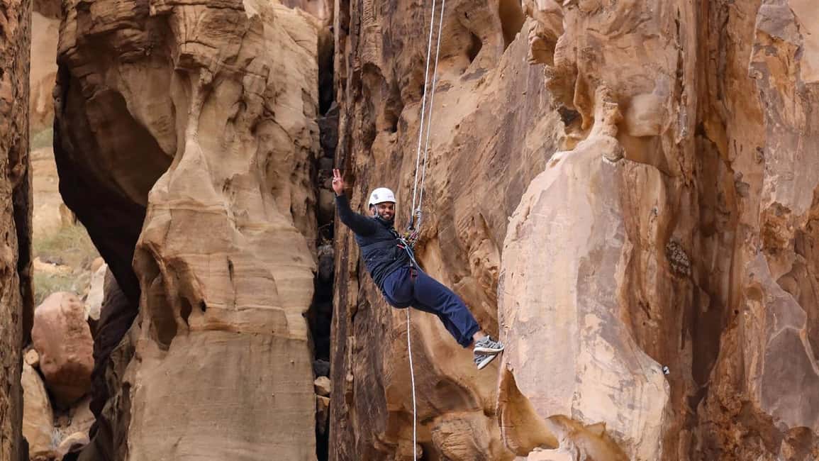 Flight to AlUla - Canyon Exploration