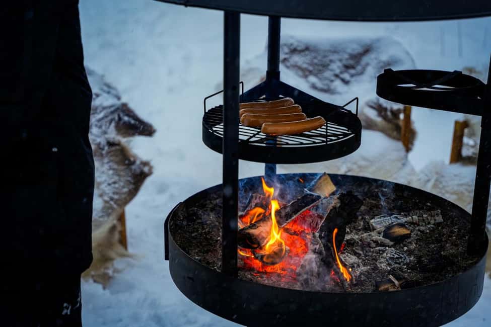 bild nr.13 av Rovaniemi: Guidad snöskotersafari i vildmarken och grillning aktivitet i Rovaniemi, uppladdad av arrangören