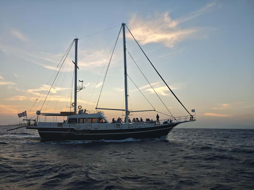 image n.13 of Mykonos: Sunset Boat Cruise with Light Dinner & Drinks activity in Cyclades, uploaded by supplier
