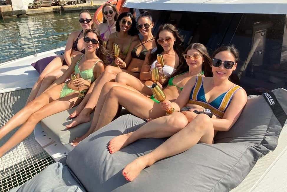 image n.2 of From Palma: Luxury Catamaran Group Tour with Tapas & Drinks activity in Balearic Islands, uploaded by supplier