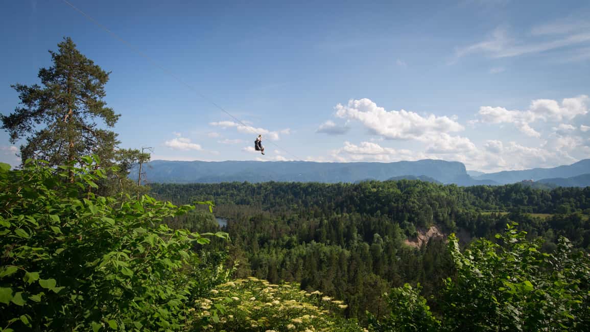 afbeelding n.6 van Bled: Europa's langste zipline-avontuur over de rivier Dolinka activiteit in Bled, geüpload door aanbieder