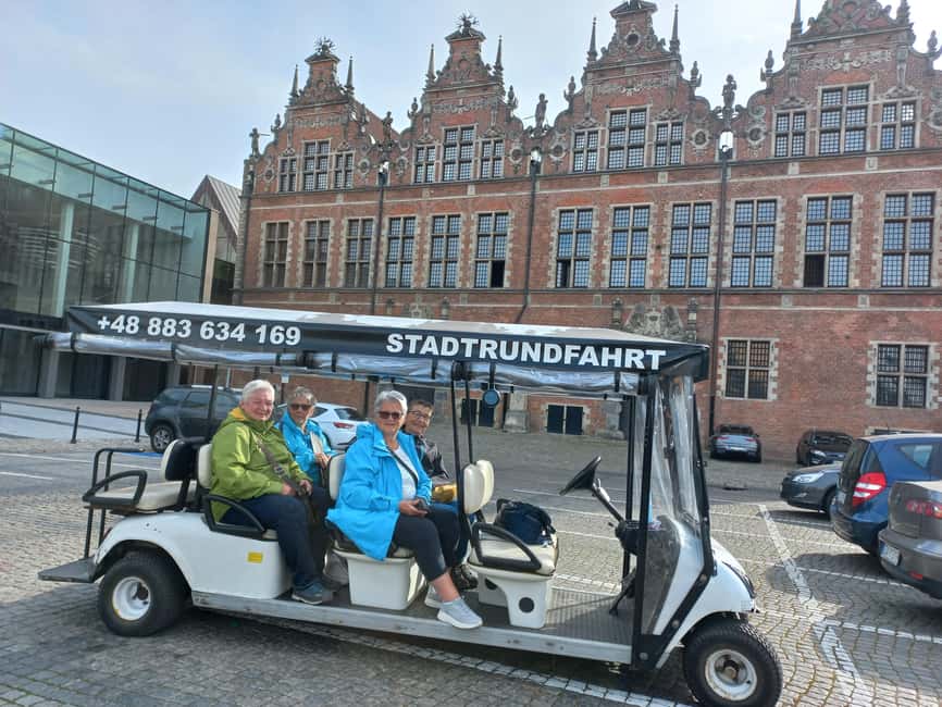 Obraz nr 2 z atrakcji Gdańsk: Prywatna wycieczka po mieście wózkiem elektrycznym z przewodnikiem na żywo w Gdańsk, przesłany przez organizatora