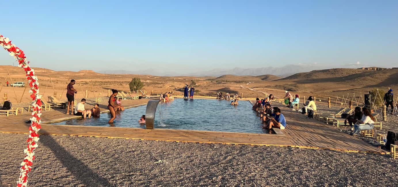 image n.2 of Marrakech Agafay Desert camel ride, Lunch & Swimming activity in Marrakesh, uploaded by supplier