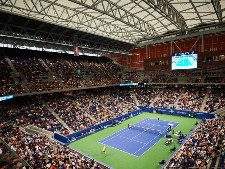 image n.2 of US Open Tennis Championship at Louis Armstrong Stadium Entry activity in New York City, uploaded by supplier