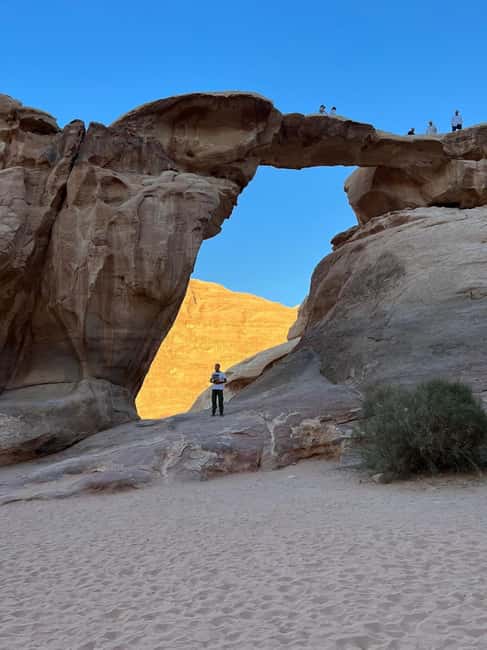 image n.10 of 4H Jeep Tour Morning or Sunset Wadi Rum Desert Highlights activity in Aqaba, uploaded by supplier