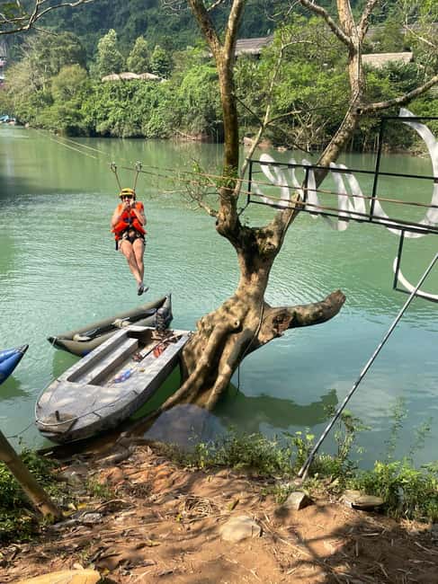 image n.26 of Phong Nha: Cave Exploration and Zipline Dark Cave Tour activity in Central Vietnam, uploaded by supplier