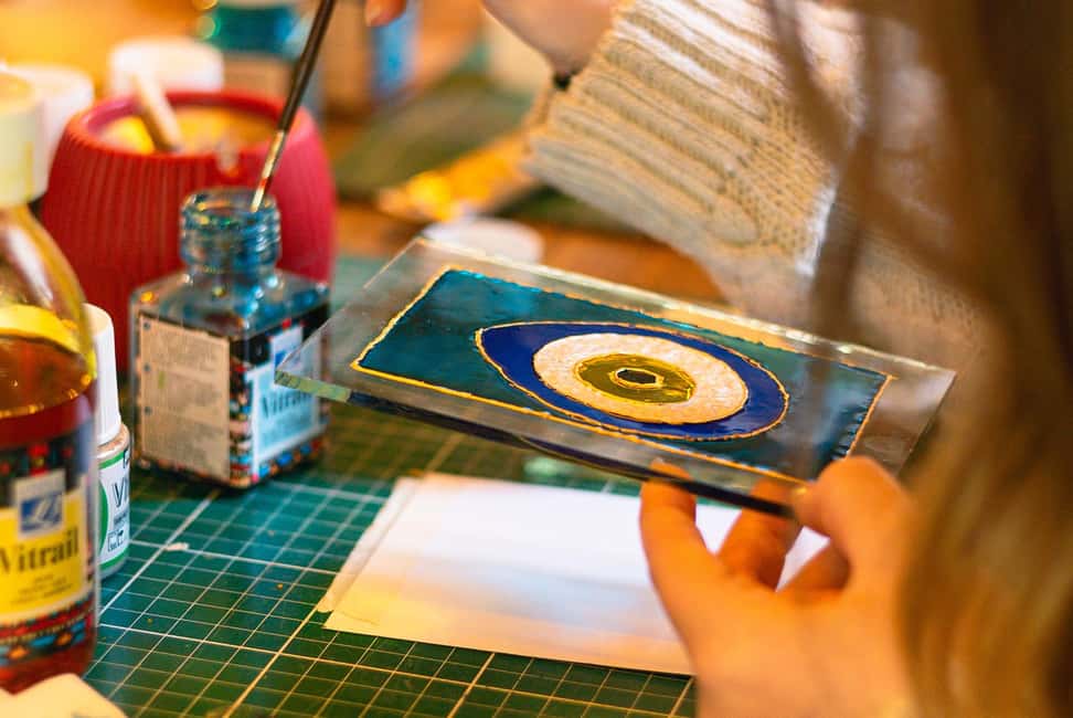 image n.1 of Istanbul: Traditional Stained Glass Painting Workshop activity in Istanbul, uploaded by supplier