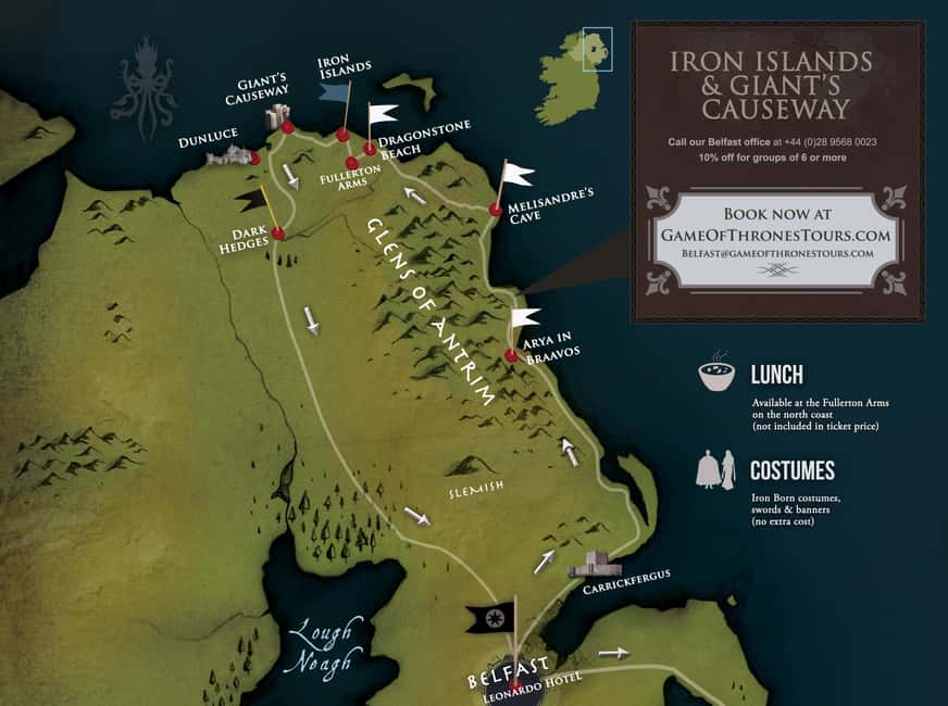 Image N°2 de Belfast : Game of Thrones - Les îles de fer et la Chaussée des Géants activité à Royaume-Uni, publiée par le prestataire