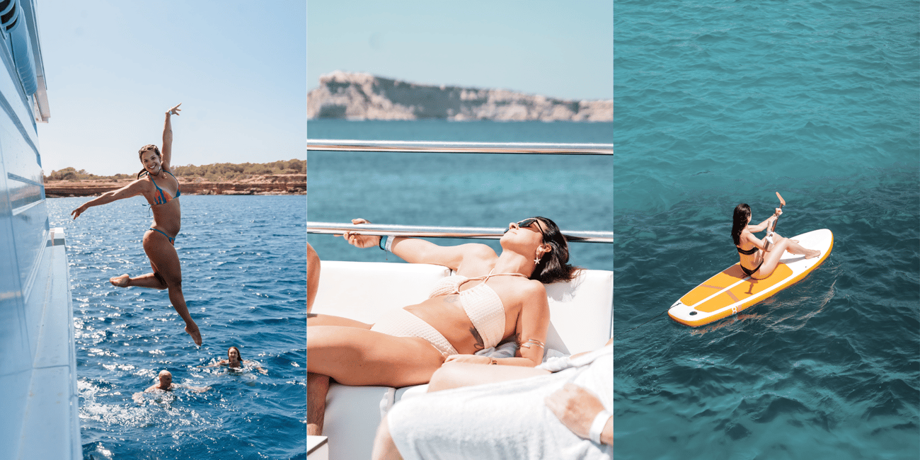 image n.7 of Ibiza: Adults-Only Cruise with Drinks, Food, Snorkel, and DJ activity in Sant Josep de sa Talaia, uploaded by supplier