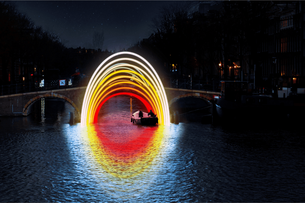 afbeelding n.2 van Amsterdam Light Festival begeleide fietstour activiteit in Amsterdam, geüpload door aanbieder