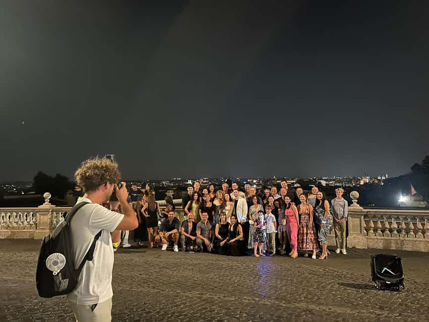 Image N°5 de Rome : Visite touristique nocturne en voiturette de golf privée et Aperitivo activité à Rome, publiée par le prestataire