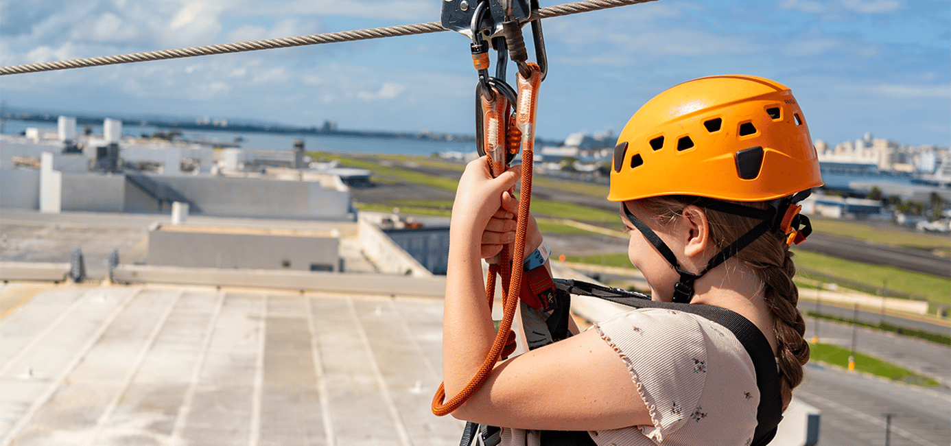 image n.1 of San Juan: Urban Park Sky Bull Zipline Experience activity in San Juan, Puerto Rico, uploaded by supplier