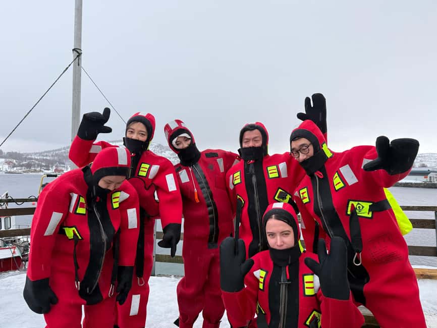 bild nr.9 av Tromsö: Arktisk fjord flyter i överlevnadsdräkt aktivitet i Tromsø, uppladdad av arrangören
