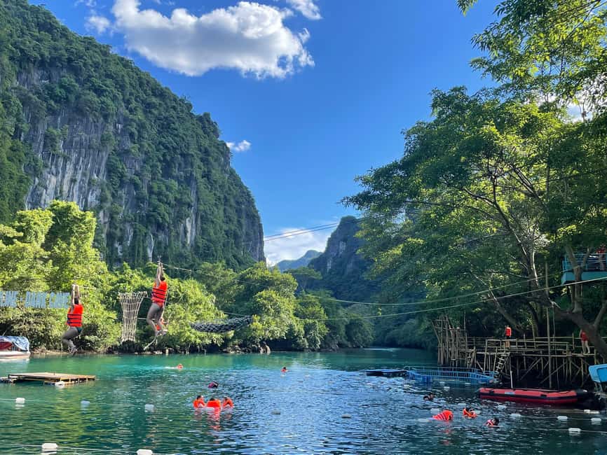 image n.12 of Phong Nha: Cave Exploration and Zipline Dark Cave Tour activity in Central Vietnam, uploaded by supplier