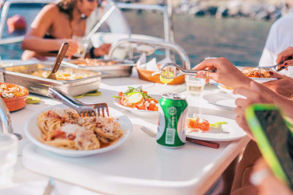 image n.7 of Santorini Caldera: Sunset Sailing Cruise with Meal activity in Vlichada, uploaded by supplier