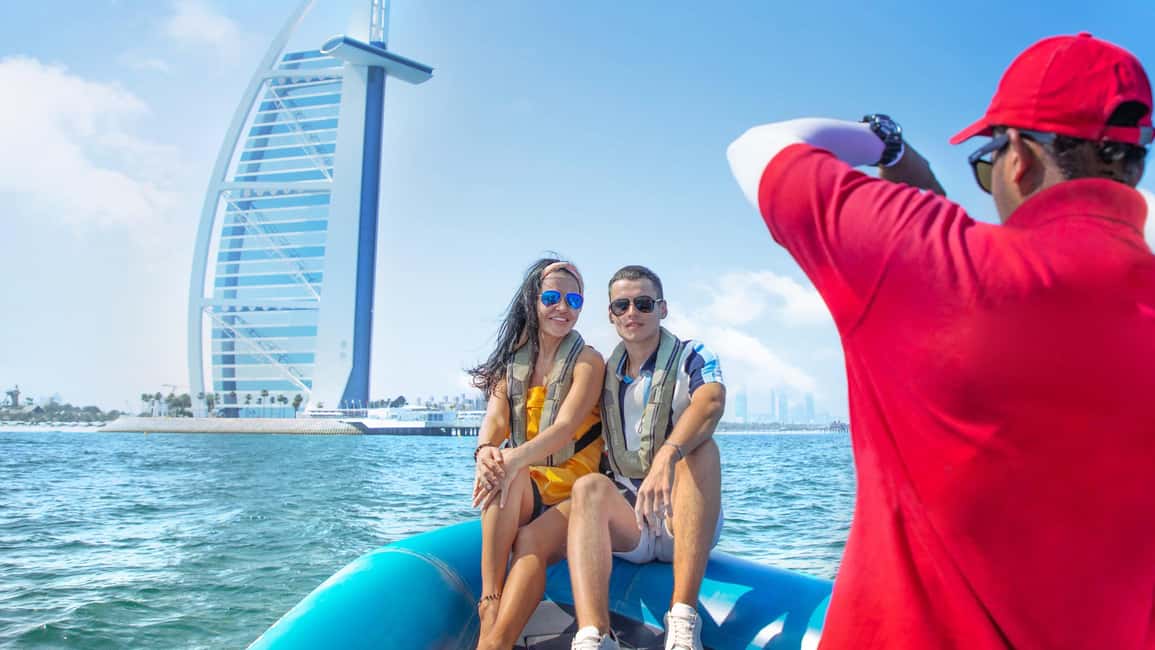 Bild Nr. 5 von Dubai: Marina, Atlantis, Palm & Burj Al Arab Speedboat Tour Aktivität in Dubai, hochgeladen vom Anbieter