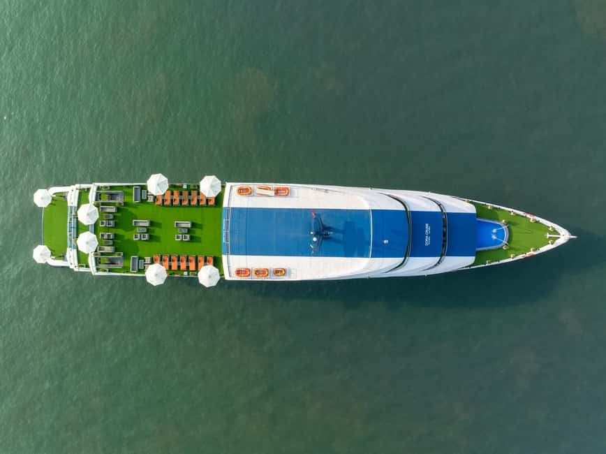 image n.7 of 2-Day or 3-Day: Halong&Lan Ha Bay Cruise 5* balcony, bathtub activity in Ha Long, uploaded by supplier