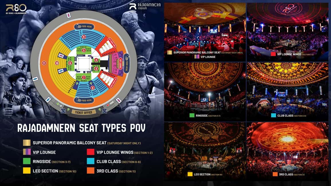 Immagine nº 15 di Bangkok: Biglietti per la Muay Thai Boxe allo Stadio Rajadamnern attività a Bangkok, caricata dal fornitore