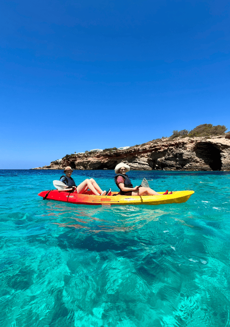 image n.1 of Ibiza: Sea Cave Tour with Guided Kayaking and Snorkeling activity in Balearic Islands, uploaded by supplier