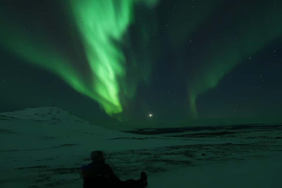 bild nr.8 av Njut av Aurora Show på toppen av berget inc tipi middag aktivitet i Norrbotten, uppladdad av arrangören