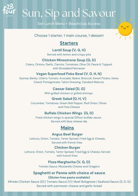 image n.7 of Dubai: The Palm 3-Course Set Menu Meal and Beach Club Access activity in Dubai, uploaded by supplier