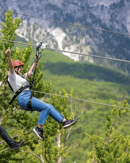 image n.1 of Theth’s new Zipline, the first of its kind in the area activity in Theth, uploaded by supplier